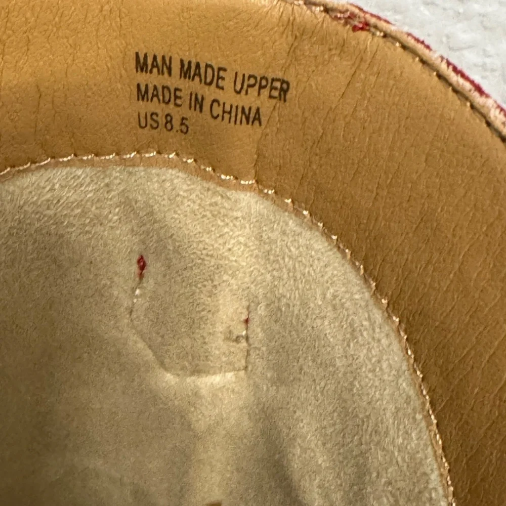 Mi.iM Red Stitched Over-the-Knee Western Boots